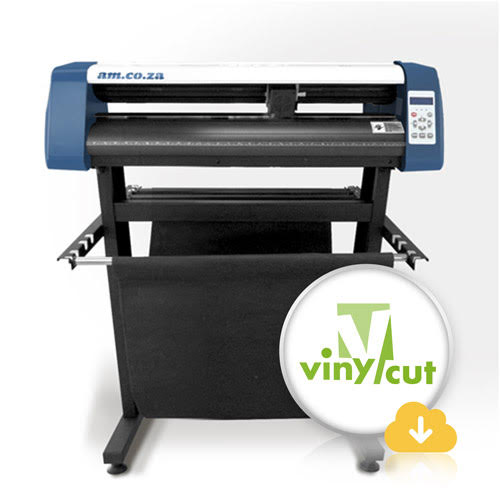V4-B727: Vinyl4 -Business 720mm Working Area Automatic Contour Cutting Vinyl Cutter, Collection Basket & VinylCut Software